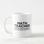 Math Teacher Funny Math Koffiemok (Links)