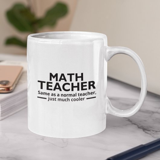 Math Teacher Funny Math Koffiemok