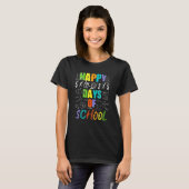 Math Teacher Happy 100th Day Of School Equations_2 T-shirt (Voorkant volledig)