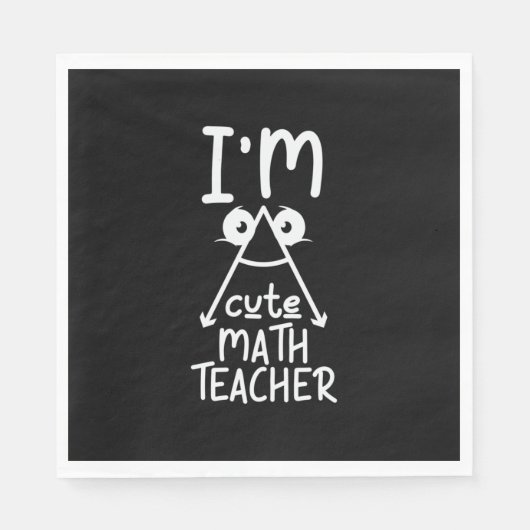 Math Teacher I Am Math Teacher Servet (Voorkant)