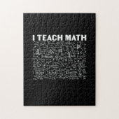 Math Teacher I Teach Math Legpuzzel (Verticaal)