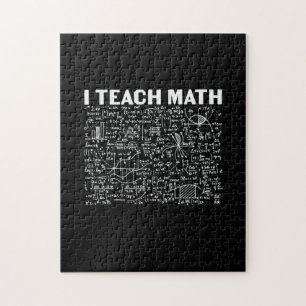 Math Teacher I Teach Math Legpuzzel