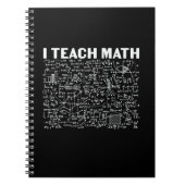 Math Teacher I Teach Math Notitieboek (Voorkant)