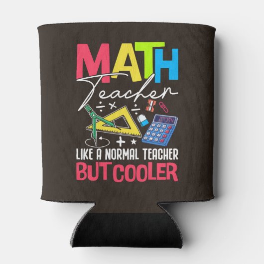 Math Teacher Like a Normal Teacher But Cooler (Achterkant)