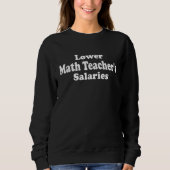 Math Teacher Lower Math Teacher's Salaries  Teache Trui (Voorkant)