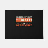Math Teacher Math Is Importanter Deurmat (Voorkant)
