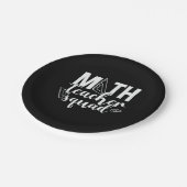 Math Teacher Math Teacher Squad Papieren Bordje (Gekanteld)