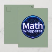 Math Teacher Math Whisperer Briefkaart (Voorkant / Achterkant)