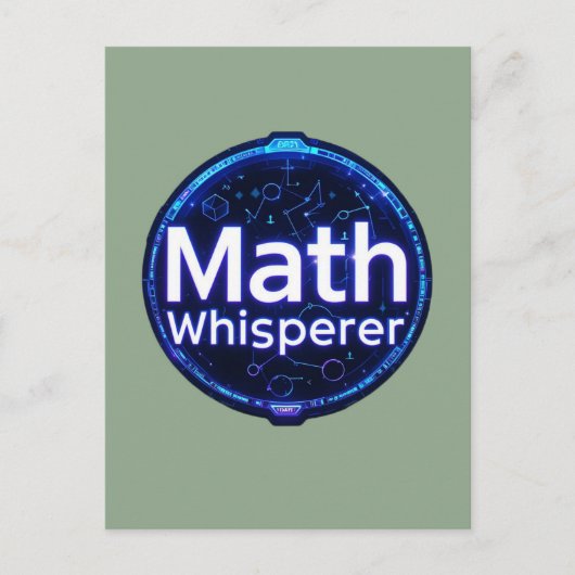 Math Teacher Math Whisperer Briefkaart (Voorkant)