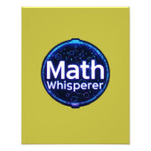 Math Teacher Math Whisperer Foto Afdruk (Voorkant)