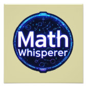 Math Teacher Math Whisperer Foto Afdruk (Voorkant)