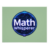 Math Teacher Math Whisperer Foto Afdruk (Voorkant)