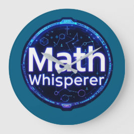 Math Teacher Math Whisperer Grote Klok