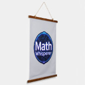 Math Teacher Math Whisperer Hangend Wandkleed (Gebogen)