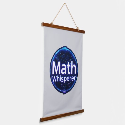 Math Teacher Math Whisperer Hangend Wandkleed (Gebogen)