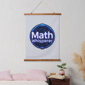 Math Teacher Math Whisperer Hangend Wandkleed (Slaapkamer)