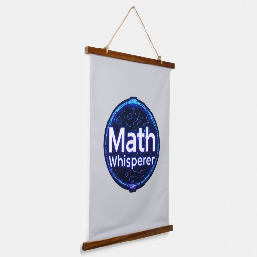Math Teacher Math Whisperer Hangend Wandkleed (Gebogen)