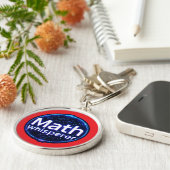 Math Teacher Math Whisperer Sleutelhanger (Zijkant)