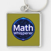 Math Teacher Math Whisperer Sleutelhanger (Voorkant)