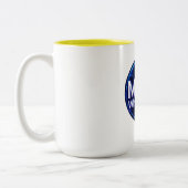 Math Teacher Math Whisperer Tweekleurige Koffiemok (Links)