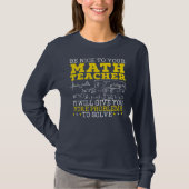 Math Teacher Mathematician Mathematics School T-shirt (Voorkant)