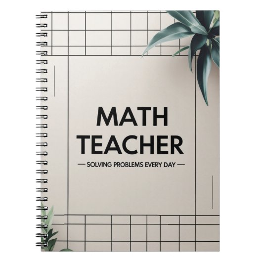 Math Teacher Notitieboek (Voorkant)