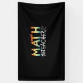 Math Teacher Spandoek (Verticaal)