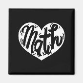 Math Teacher Student Love Valentine's Day  Magneet (Voorkant)