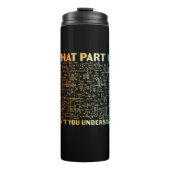 Math Teacher What Part Of Math Thermosbeker (Voorkant)