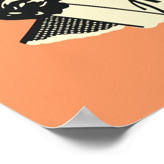 Math Teachers Have Problems - Funny Retro Humor Poster (Hoek)