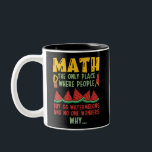 Math The Only Place Where people Buy 66 Watermelon Tweekleurige Koffiemok<br><div class="desc">Math The Only Place Where people Buy 66 Watermelons</div>