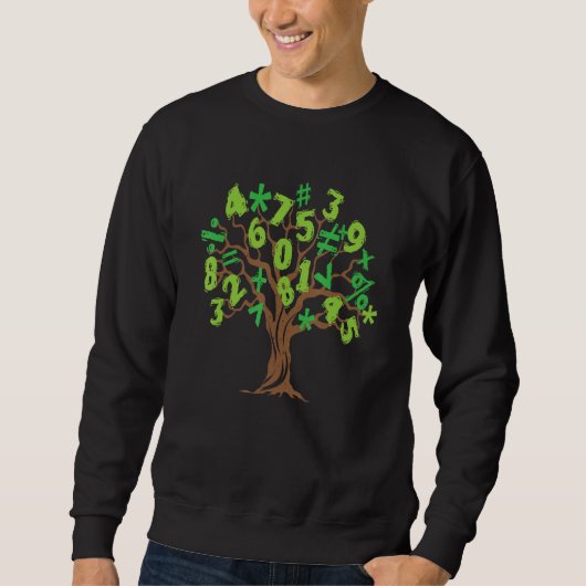 Math Tree I Tree Math Symbols Numbers Trees Math Trui (Voorkant)