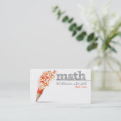 Math Tutor Visitekaartje (Staand voorkant)