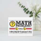 Math Tutoring Humor Gift Briefkaart (Staand voorkant)