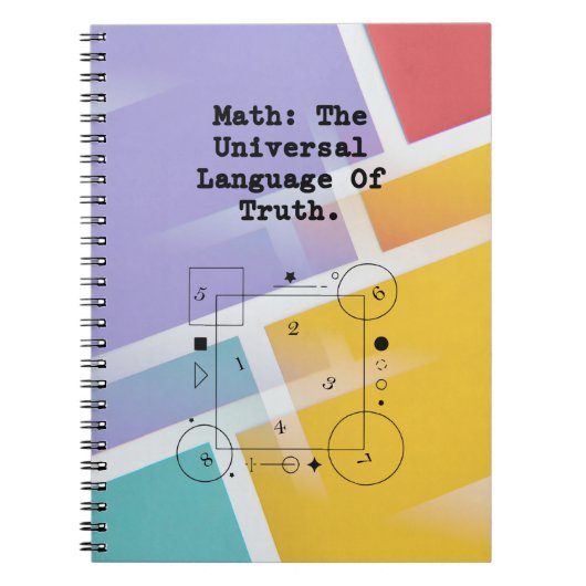 Math Universal Language | Truth & Logic Educator Notitieboek (Voorkant)