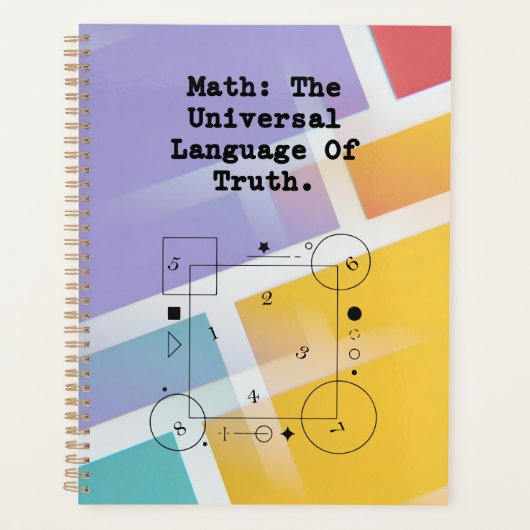 Math Universal Language | Truth & Logic Educator Planner (Voorkant)