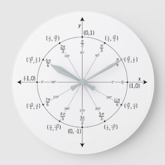 Math Wall Clock Grote Klok
