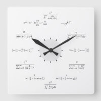 Math Wall Clock