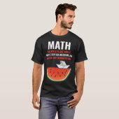 Math Watermelons Funny Math crazy banana T-shirt (Voorkant volledig)