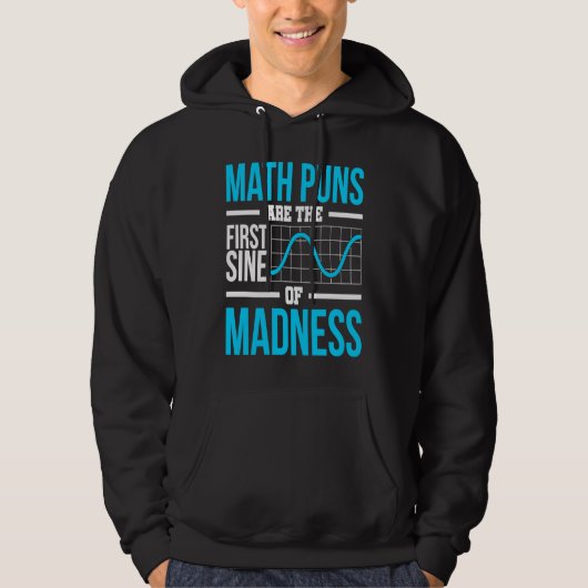 MATH-woordgrappen ZIJN DE EERSTE SINUS VAN WRAAKZI Hoodie (Voorkant)