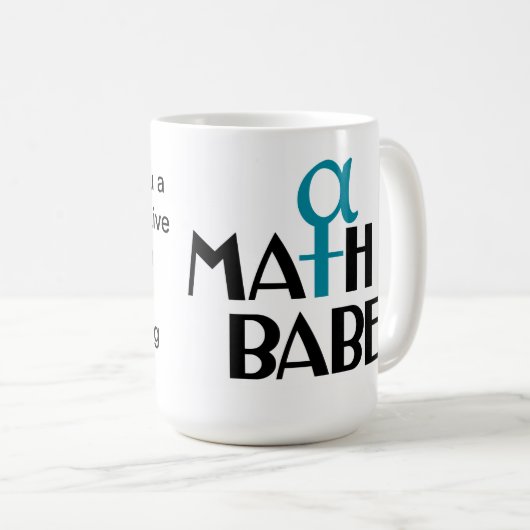 Mathbabe mok (Voorkant rechts)