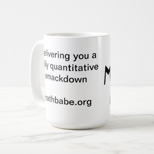 Mathbabe mok (Voorkant links)
