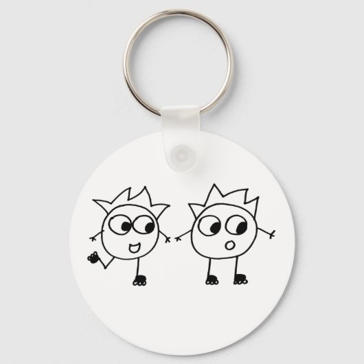 Mathberries Blading Buddies Sleutelhanger (Voorkant)