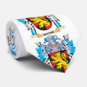 Mathe Coat of Arms - Family Crest Stropdas (Opgerold)