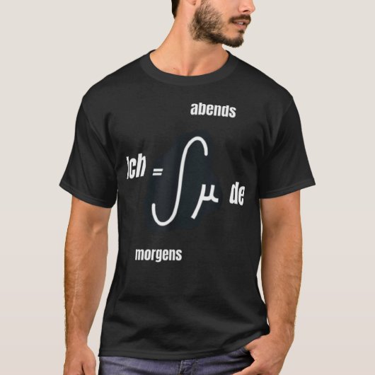Mathe Formel Physik Integrale kinderradiospel T-shirt (Voorkant)