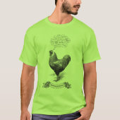 Mathemachicken Funny Wiskunde Chicken Pun Joke T-shirt (Voorkant)