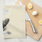 Mathemachicken Funny Wiskunde Chicken Pun Joke Theedoek (Quarter Fold)