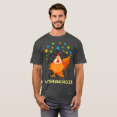 Mathemachicken leraar Wiskunde Lovers Funny T-shirt (Voorkant volledig)