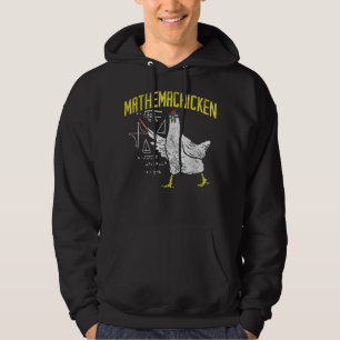 Mathemachicken Wiskunde Nerd Algebra leraar kip Hoodie