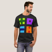 mathematic symbols mathematics maths teacher best t-shirt (Voorkant volledig)